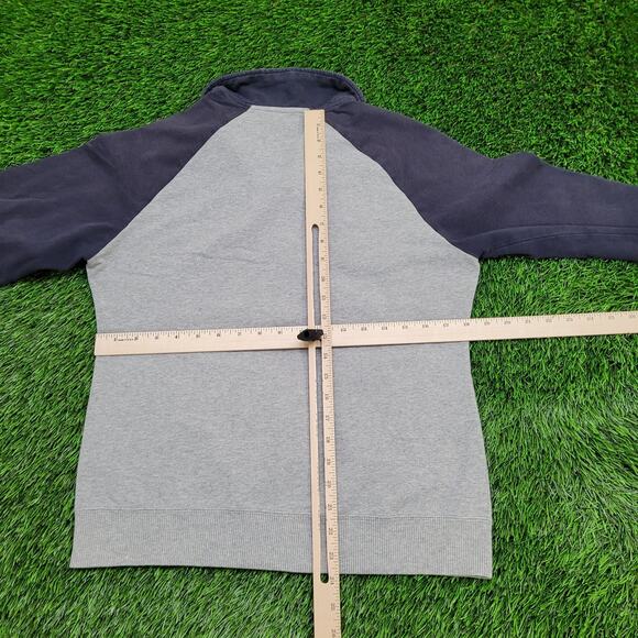 NIKE Track Jacket Womens M/L 18x24 Gray Script Logo - Picture 6 of 15